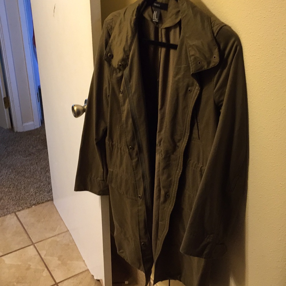 Green utility jacket